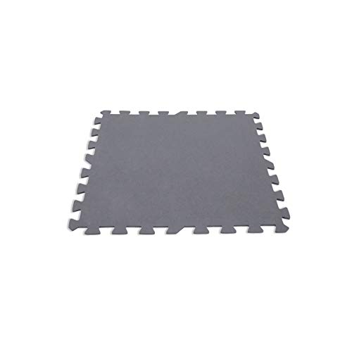 Protetores de Chão Inex 8 Unidades Cinzento INTEX - Coberturas de piscina e panos de chão - protetor, chão, inex, cinzento