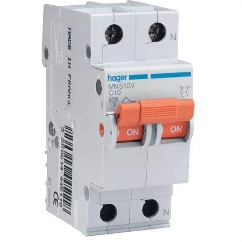 Interruptor magnético termoelétrico de 1 polos (25A) Hager - Painéis de disjuntores - magnético, termoelétrico, 25A