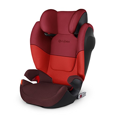 Cadeira Auto CYBEX Solution M-Fix Sl Vermelho (Grupo 2/3) Cybex - Móveis para bebês e crianças pequenas - cadeira auto, cybex solution m-fix sl, vermelho, grupo 2/3, protecção linear, encosto ajustável