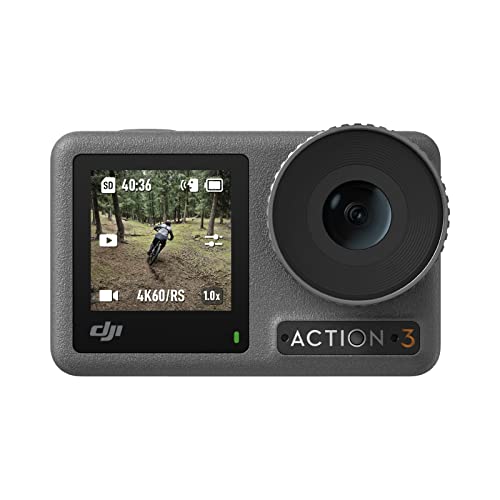 Action Cam OSMO Action (4K - 12 MP - Até 2.5h de autonomia) DJI - Câmaras de vídeo - 4k, 12 mp, 2.5h autonomia, 155° FOV