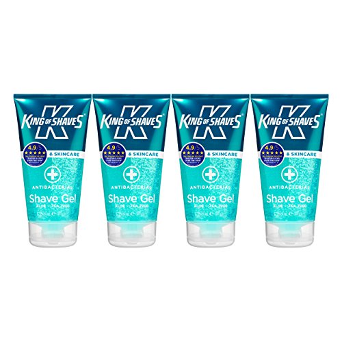Gel de Barbear KING OF SHAVE Anti-Bacteriano (150ml) King of Shaves - Desinfetantes de mãos e toalhetes - anti-bacteriano, 150ml