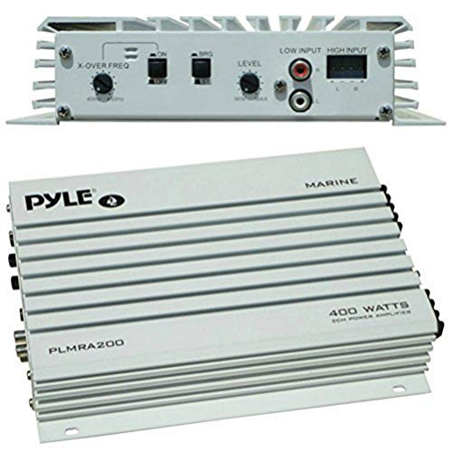 Amplificador de Áudio PYL Plmra200 (200 W) PYLE - Amplificadores de áudio - 200 W, RCA x 2, preto