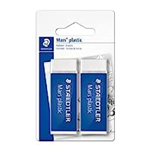 Lápis Corrigidos STAEDTLER Soft (Branco - 2 Un) Staedtler - Borrachas - corrigidos, soft, branco, escolar