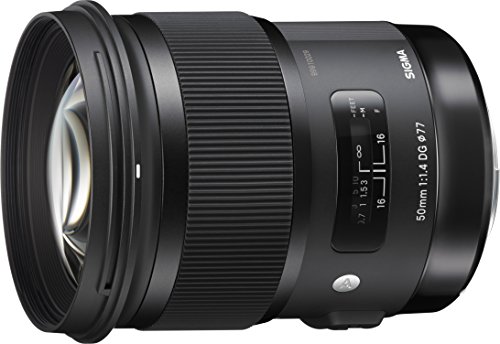 Objetiva SIGMA 50mm/1.4 (Encaixe: Sony Alpha - Abertura: f/1.4 - f/16) Sigma - Lentes de câmera - 50mm, f/1.4, telephoto, Sony Alpha