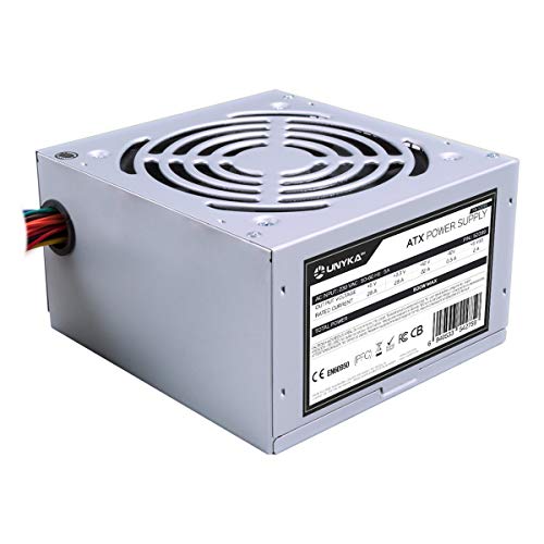 Fonte de Alimentação Unika Font Aliment Atx 500W UNYKAch - Fontes de alimentação para computador - 500w, ATX, 4-pin, 20+4 PIN, 3 SATA, 2 MOLEX