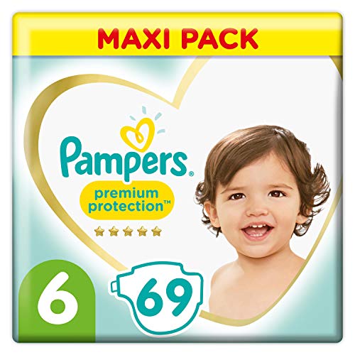 Fraldas PAMPERS Premium Protection (Tamanho 6) Procter & Gamble - Roupa interior - proteção extra, bebés maiores, ocas resistente