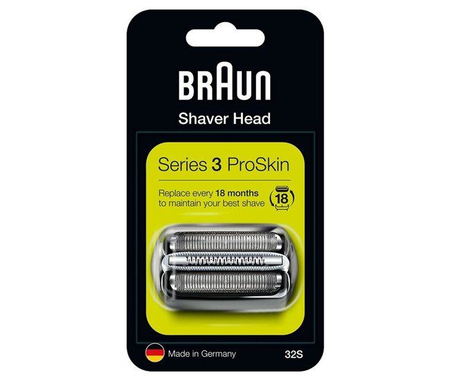 Recarga de Máquina de Barbear BRAUN S3 32S Braun - Barbear e cabelo - braun s3, 32S, recarga