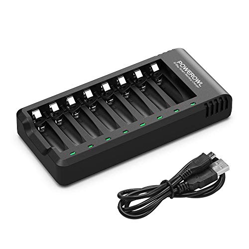 Carregador de Bateria Powerowl Pw-8Rd Preto Shenzhen Wang Xiong Digital Technology Co., Ltd. - Carregadores de bateria de uso geral - preto, carregador de bateria