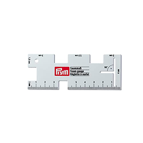 Medidor de Fios Prym 610736 | Cinzento (Embalagem e Acessórios) Prym - Ferramentas de medição e marcação de artesanato - cinzento, alumínio, 6 cm