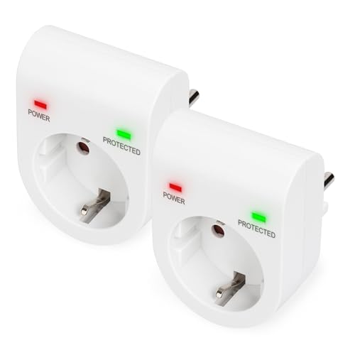 Digitus DN-95400 estabilizador de corrente 2 tomada(s) CA 250 V 16 A Branco Digitus - Inversores de energia - 2 tomadas, 250 V, 16 A, branco
