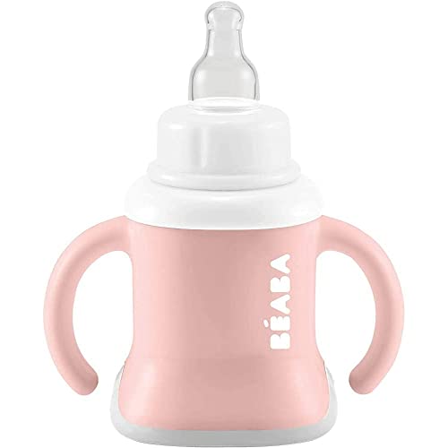 Beaba Evoluclip 3 em 1 100 Ml Rosa Claro Beaba - Copos e canecas - 100 ml, 3 em 1, bebé, biberão
