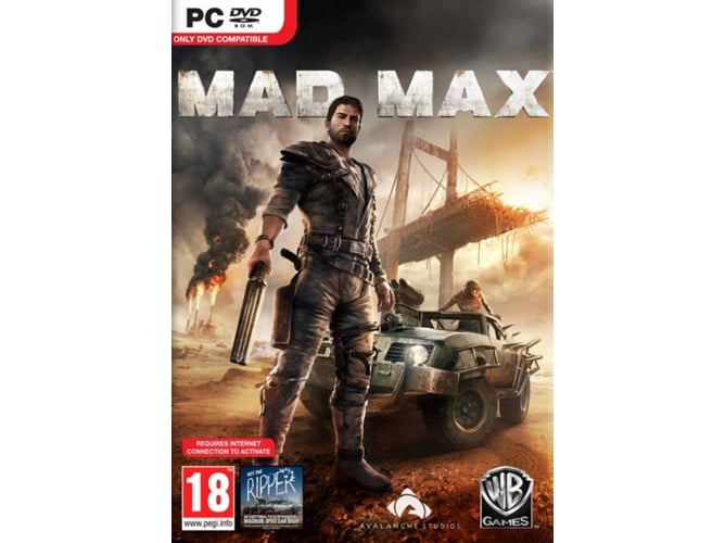 Blu-Ray Mad Max (Edição em Espanhol) (Vídeo) WARNER BROS - Software de jogos de vídeo - blu-ray, edição em espanhol, jogo de mundo aberto, personagens icónicos
