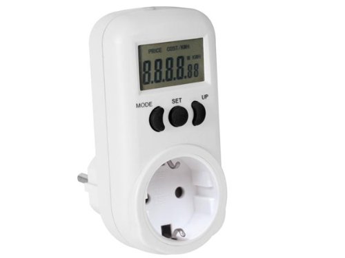 Medidor de consumo de energia PEREL Tomada Shucko 230V 16A PEREL - Ferramentas de medição e sensores - 230v, 16A
