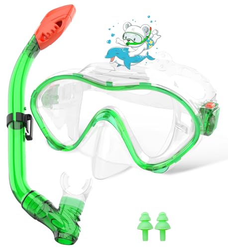 Máscara de Natação Sporzin para Crianças Sporzin - Máscaras de mergulho e snorkeling - silicona, flexível, ajustável, resistente à água