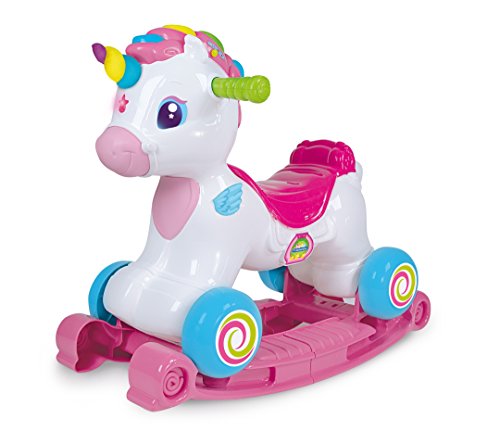 Brinquedo Interativo CLEMENTONI Zoe My Favorite Unicorn CLEMENTONI - Brinquedos de balanço e mola - interativo, 8 botões, canções infantis, cores, educativo