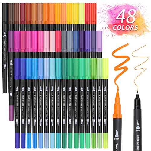 Rotulador de Água OWELTH (48 Cores - Multicor) Owelth - Marcadores - multicor, 48 cores
