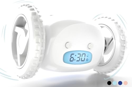 Despertador Clocky com Rodas e Ruido Forte CLOCKY - Relógios de Parede - rodas, ruido forte, salta