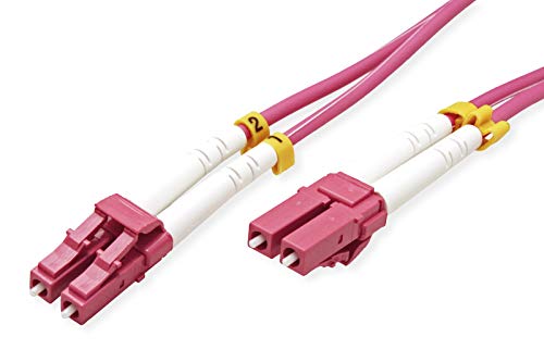 cabo de fibra ótica Value 21998753 3 m OM4 LC/PC violeta Value - Cabos de rede - 3 m, LC/PC, violeta, OM4