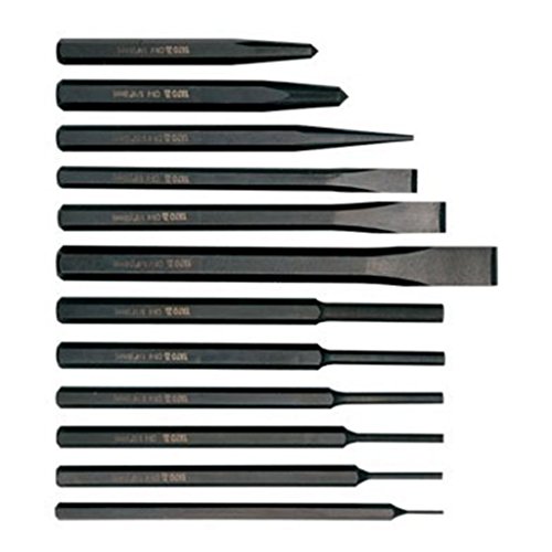Conjunto 14 Pontas Botar de Cincel YATO (Aço) Yato - Punções e escareadores - 14 pontas, botar, cincel, aço