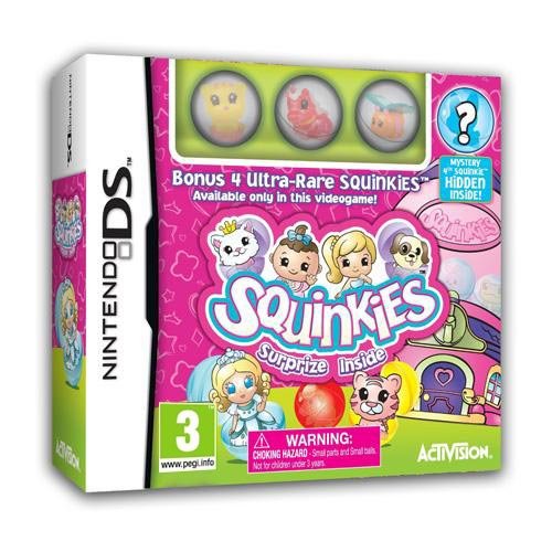 Conjunto de Bonecas SQUINKIES Bundle NDS (Idade Mínima Recomendada: 3 anos) ACTIVISION - Software de jogos de vídeo - bonecas, squinkies, bundle nds, idade mínima 3 anos