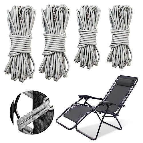 Cordão de Substituição VIKSAUN 4 Peças Cordões Universais Jardin VIKSAUN - Proteções para pisos de móveis - núcleo branco, oxford, 22m, 1,3m, 4 peças
