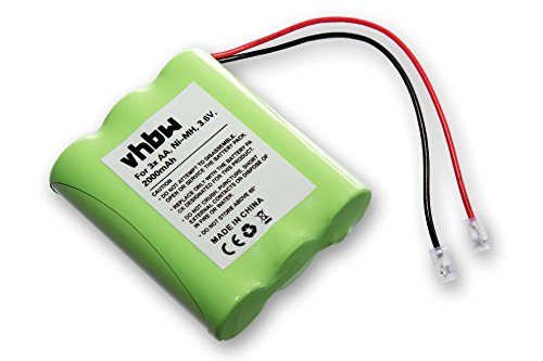 Pilha Recarregável VHBW 0001-0038 | Preto VHBW - Baterias - 2000 mAh, 3,6 V, universal, ion-lítio