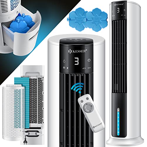 Ar Condicionado Portátil KESSER 4 em 1 (24 m² - 2400 BTU - Preto) KESSER - Eletrodomésticos de cozinha - 2400 btu, 60 W, 24 m², 4 em 1