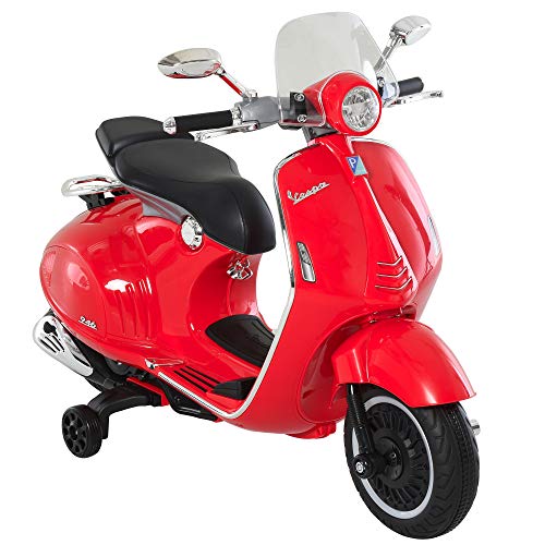 Mota Elétrica HOMCOM com Luzes e Som (Vermelho) HOMCOM - Brinquedos - luzes, som, bateria 6V, 45ah