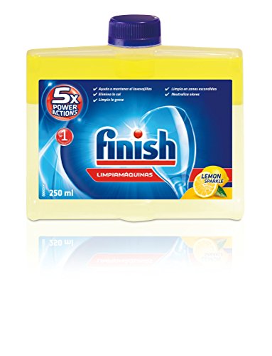 Limpador de Máquina de Lavar Loiça FINISH Lemon Scent (250 ml) Finish - Limpa-louças - limpador, máquina de lavar loiça, finish, lemon scent, 250 ml
