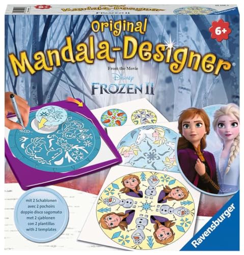Brinquedo de Trabalhos Manuais RAVENSBURGER 29026 (6 anos) Ravensburger - Kits de desenho e pintura - frozen, mandala, pintura, colorido