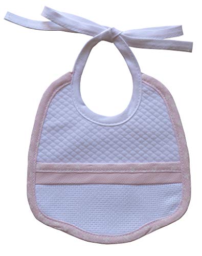 Toalha para Bebé FILET (Algodão - Rosa) Ago.fil s.r.l. - Babetes - algodão, rosa, 55 agulhas