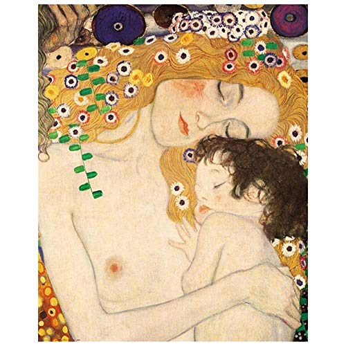 Quadro LEGENDART Gustav Klimt - The Three Ages (Particular) Legendarte - Materiais de arte e artesanato - gustav klimt, três idades, pintura realista, mulheres nus