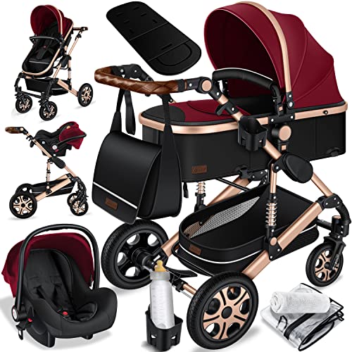 Conjunto de Carrinho KESSER 3 em 1 Stroller Combo KESSER - Carrinhos de bebê - conjunto, carrinho, kesser, stroller, combo
