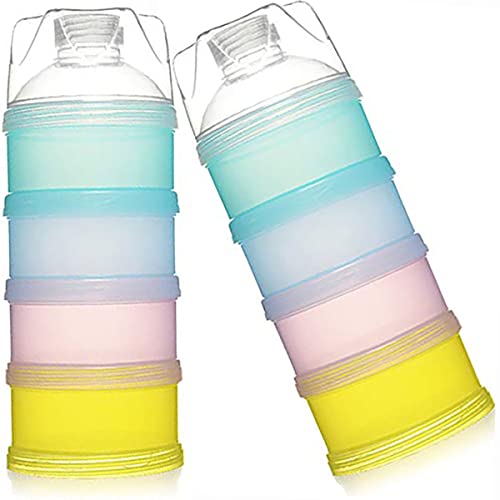 Dispensador de Leite em Pó com Caixa Portátil 4 Capas PEZEEU - Móveis para bebês e crianças pequenas - dispensador, leite em pó, caixa portátil, 4 capas