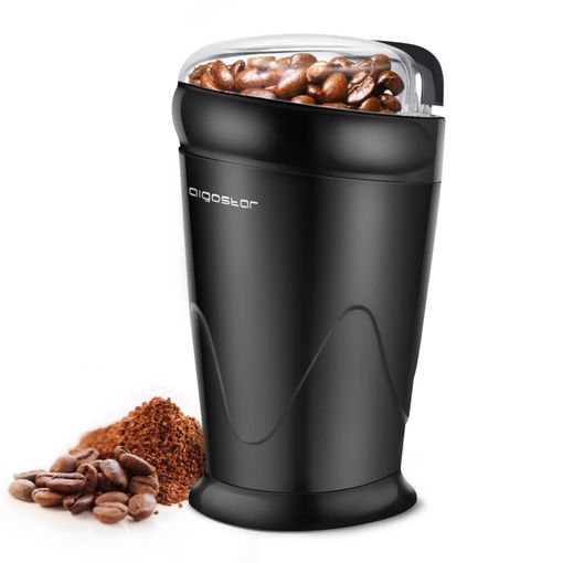 Moinho de Café AIGOSTAR 300100KLU (Capacidade: 0.6 kg) Aigostar - Eletrodomésticos de cozinha - 0.6 kg, 150 W, 10.000-15.000 rpm, inox