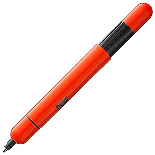 Esferográfica Lamy Pico 288 Preto e Laranja Lamy - Canetas - esferográfica, lamy pico, ponta laser, compacta