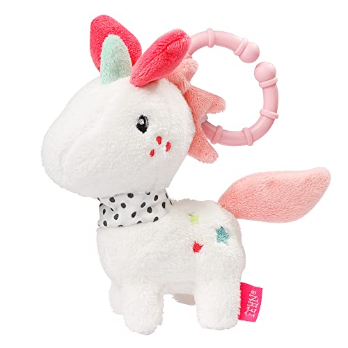 Sonajero FEHN 057416 (Branco - Plástico e Pelúcia) Fehn - Brinquedos - branco, plástico, Pelúcia, 0 anos