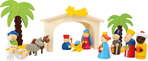 Boneca SMALL FOOT COMPANY (Idade minima recomendada: 3 anos) Small Foot - Bonecas - vestido natal, corpete, tamanho 23x12x16 cm, peso 0,86 kg