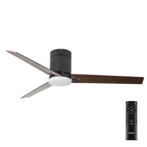 Ventoinha de Teto NORHES Boume | Madeira, Preto NORHES - Ventiladores - madeira, preto, 3 velocidades, temporizador