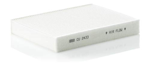 Filtro de Ar Condicionado MANN FILTER CU 2433 MANN FILTER - Aquecimento, ventilação e ar condicionado - preto, alumínio, lavável