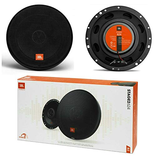 Colunas Auto JBL Stage2 624 (Preto - 40 W) WEB - Alto-falantes de veículos automotivos - 40 W, preto, auto