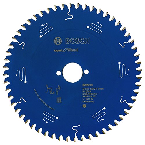 Disco de Serra Circular BOSCH 2 608 644 061 (Ø 21 cm) Bosch Professional - Lâminas de serra - 210 mm, 56 dentes/m, m14, alternando biselado