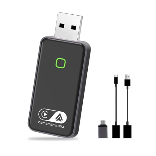 Adaptador de Carregamento Wireless 2024 Carplay GreenVacShop - Redes - wireless, carplay