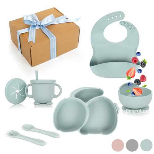 Conjunto de Refeição para Bebé DIVERGIANA Azul Divergiana - Jogos de talheres - bebé, azul, conjunto