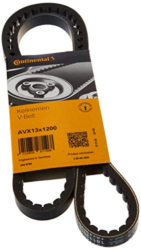 Correia de Acessórios para Motoserras CONTINENTAL CA-TRAP-13 CONTITECH - Peças do motor do veículo automóvel - trapezoidal, 1200 mm, poliéster, preto amarelo