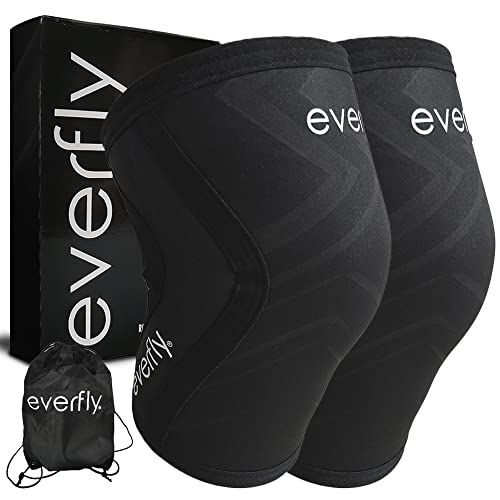 Everfly Acessório Desportivo Crossfit 5 Mm 1 Par Menisco e Ligamento Neoprene Preto Everfly - Equipamento de terapia ocupacional e fisioterapia - fitness, crossfit, halterofilia, neoprene, 4 tamanhos
