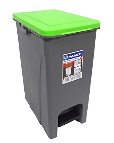 Caixote do Lixo com Pedal PAMEX Verde (Capacidade: 30 L) PAMEX - Lixeiras e cestos de lixo - pedal, verde, 30L