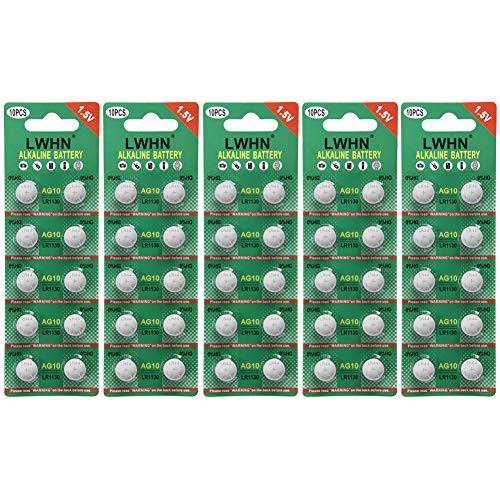 Bateria LR1130 Ag10 1,5V Alcalino 50Pcs Fortune - Baterias de uso geral - alcalino, 1,5v, lr1130, 50 unidades