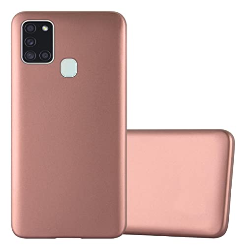 Capa para Samsung Galaxy A21S CADORABO Rosa CADORABO - Capas para telemóveis - capa, rígida, silicone, proteção, resistente, anti-derrapante