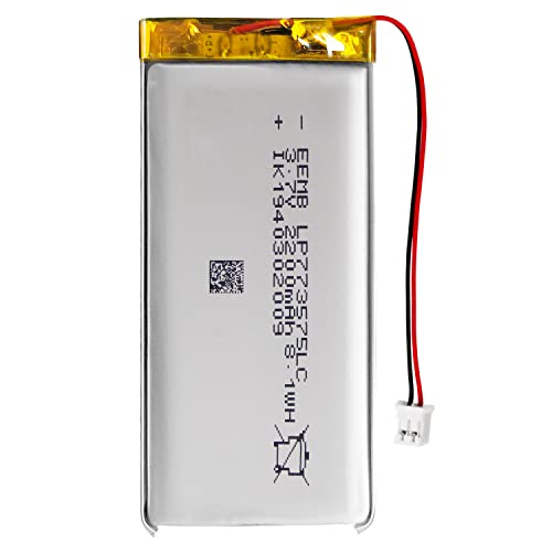Bateria EEMB BATERIA 3.7V 2200mAh (773575) EEMB - Baterias - 3.7V, 2200mAh, litio, preto
